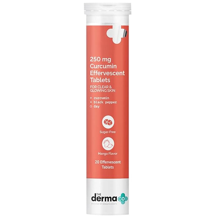 The Derma Co 250mg Curcumin Effervescent Tablet