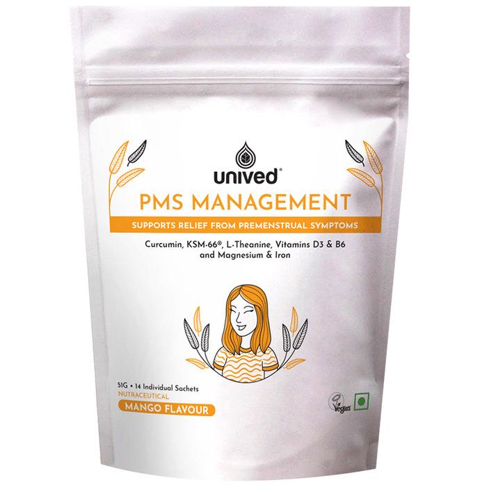 Unived PMS Management Sachet (3.64gm Each) Mango