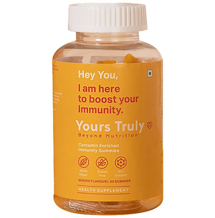 Yours Truly Curcumin Enriched Immunity Gummies Mango