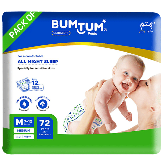 Bumtum Ultrasoft Pants (72 Each) Medium