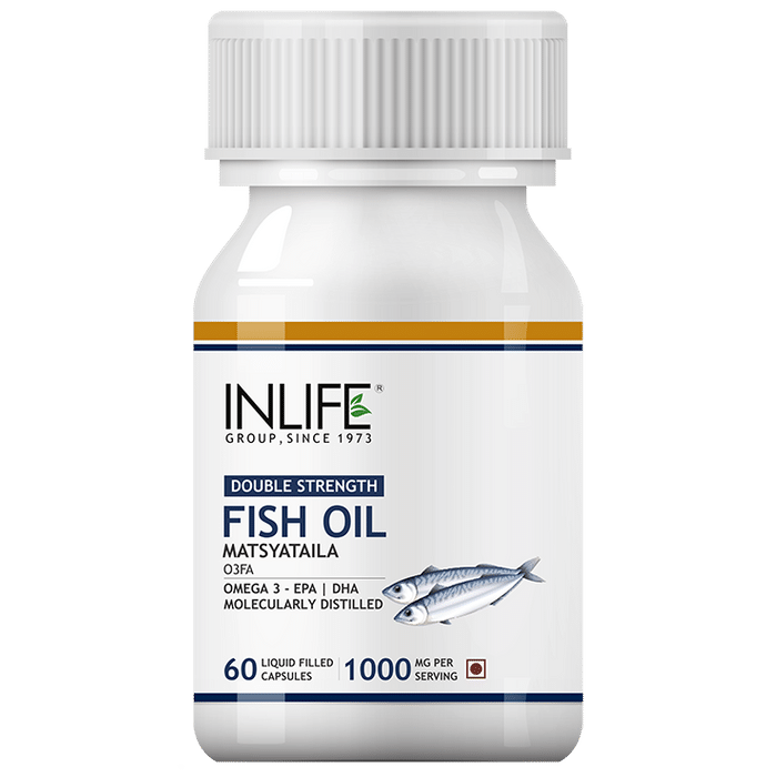 Inlife Fish Oil Omega 3,1000mg Capsule
