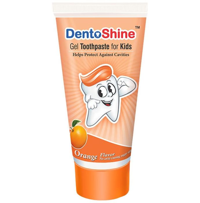 DentoShine Orange Gel Toothpaste for Kids