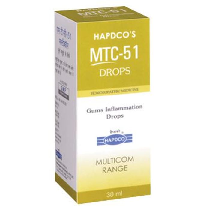 Hapdco MTC-51 Gums Inflammation Drop