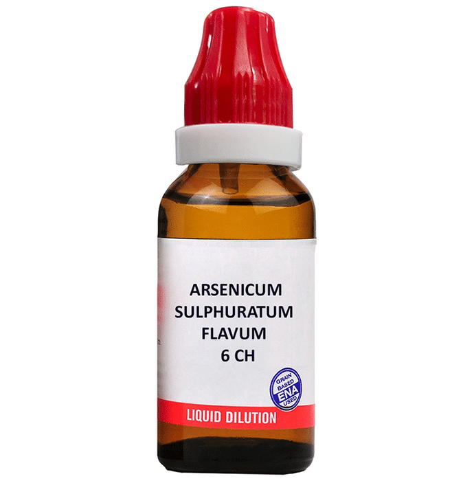 Bjain Arsenicum Sulphuratum Flavum Dilution 6 CH