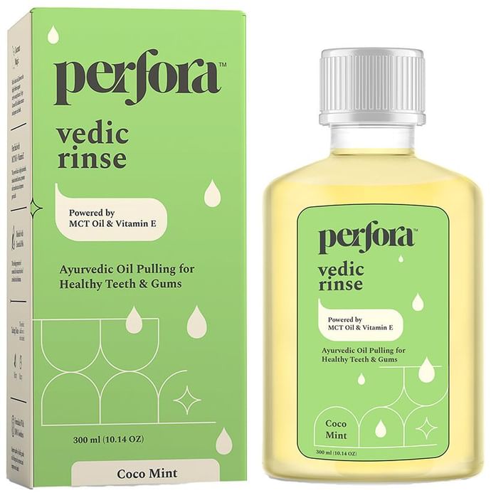 Perfora Vedic Rinse Ayurvedic Oil Pulling for Healthy Teeth & Gums
