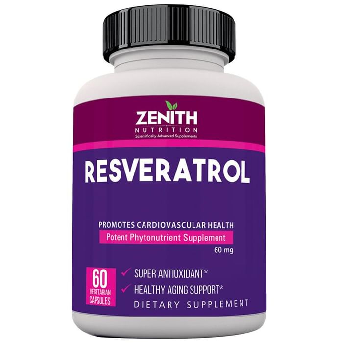 Zenith Nutrition Resveratrol 60mg Capsule