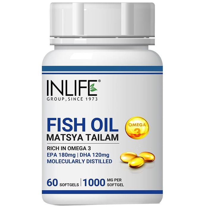 Inlife Fish Oil Omega 3 Softgels