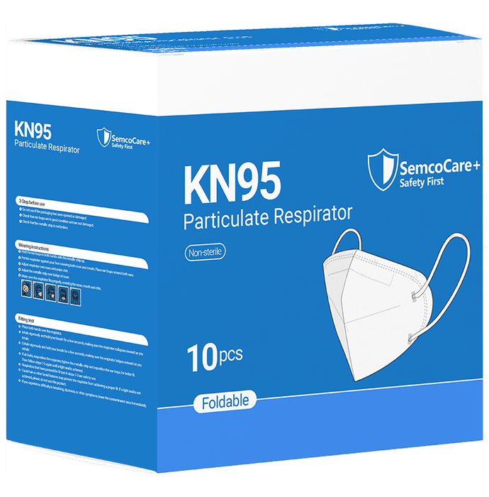 SemcoCare+ KN95 Particulate Respirator Face Mask