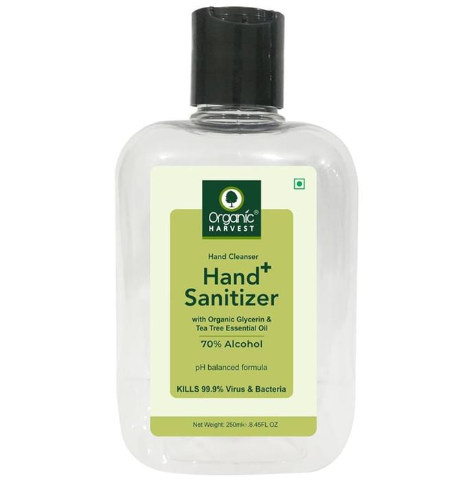 Organic Harvest Hand Cleanser Hand+ Sanitizer (250ml Each)