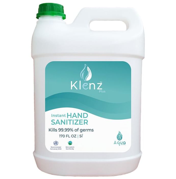 Klenz Plus Instant Hand Sanitizer Aqua