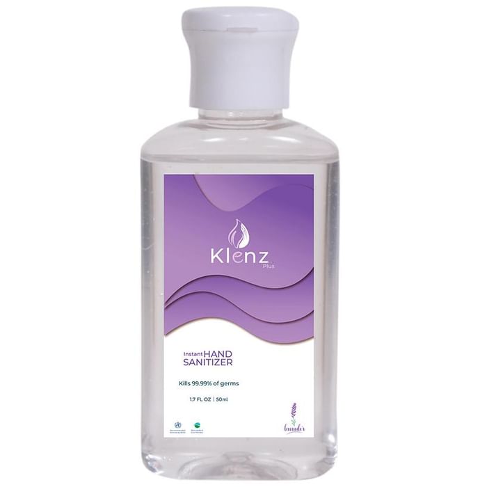 Klenz Plus Instant Hand Sanitizer (50ml Each) Lavender