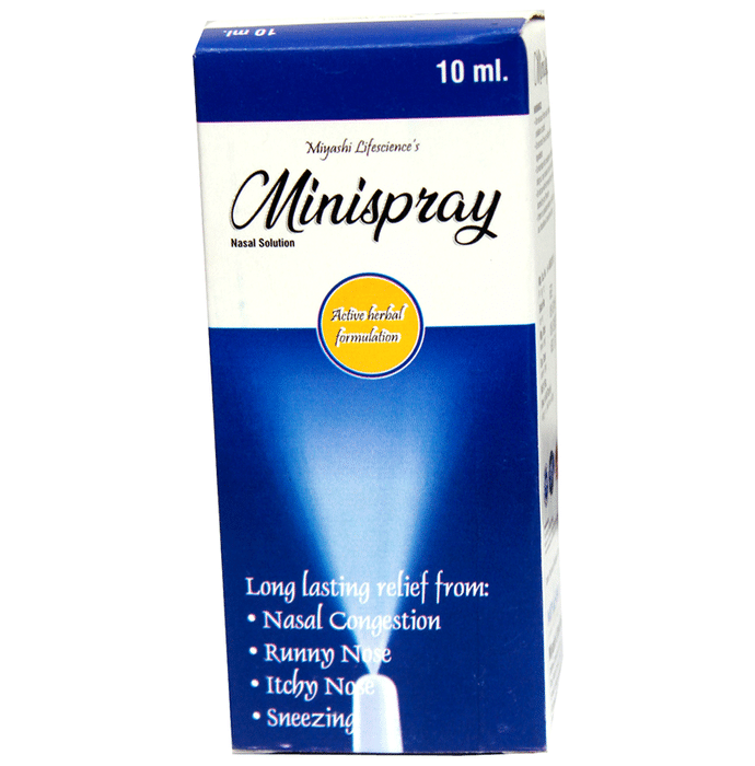 Miyashi Lifescience's Minispray Nasal Solution