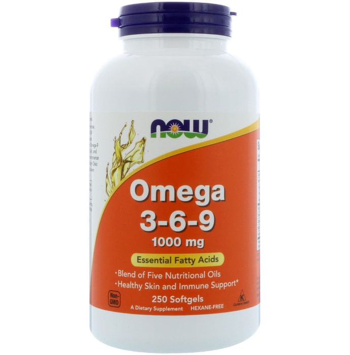 NOW Foods Omega 3-6-9 1000mg Softgels