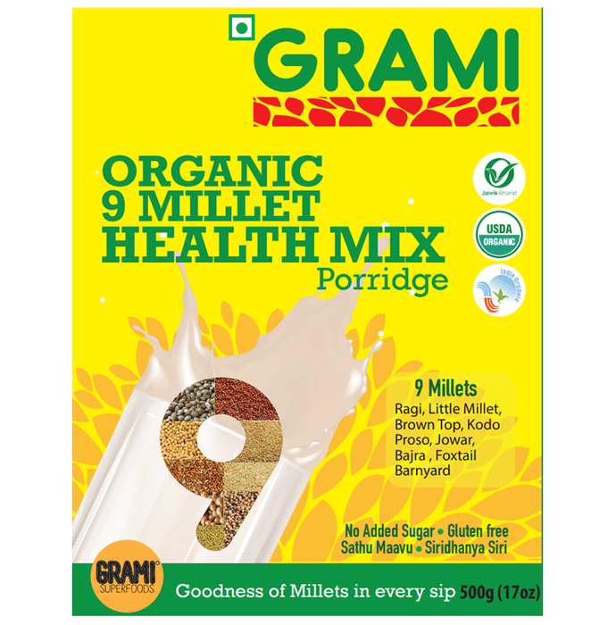 Grami Organic 9 Millet Health Mix Porridge