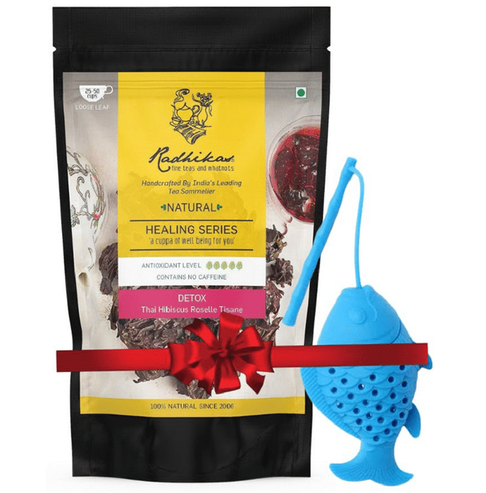 Radhikas Fine Teas Natural Healing Series Detox Thai Hibiscus Roselle Tisane