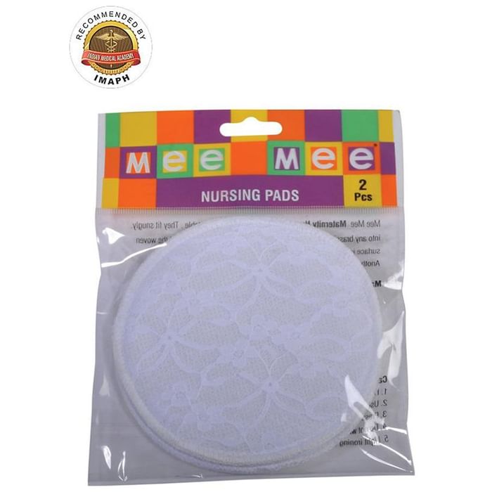 Mee Mee Washable Cotton Maternity Breast Pads White