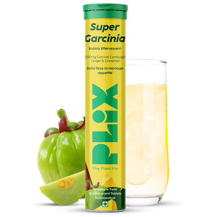 Plix Life Garcinia Cambogia Effervescent Tablet (15 Each) Pineapple Twist