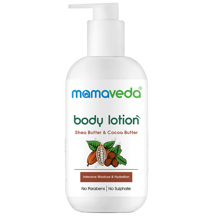 Mamaveda Shea Butter & Cocoa Butter Body Lotion (250ml Each)