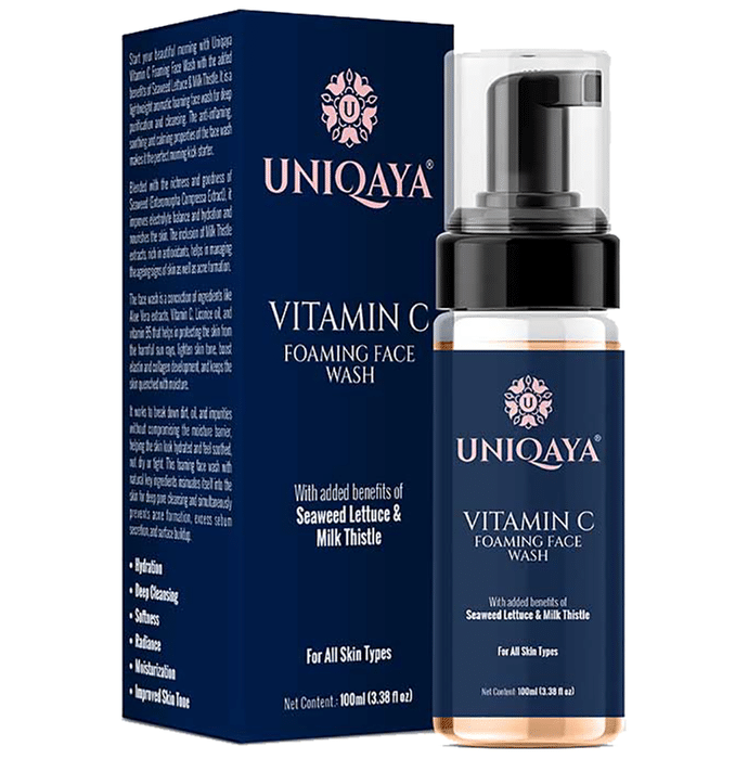 Uniqaya Vitamin C Foaming Face Wash