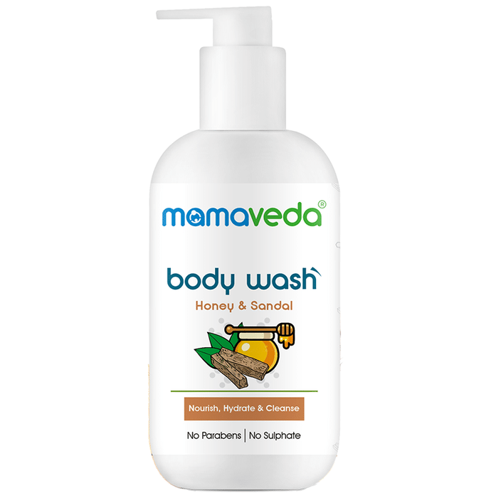 Mamaveda Honey & Sandal Body Wash (250ml Each)