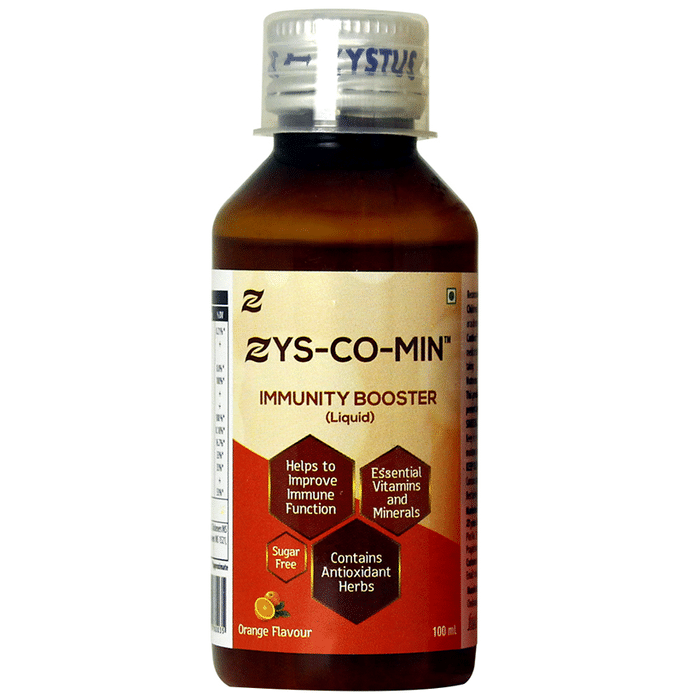 Zys-Co-Min Immunity Booster Liquid Orange