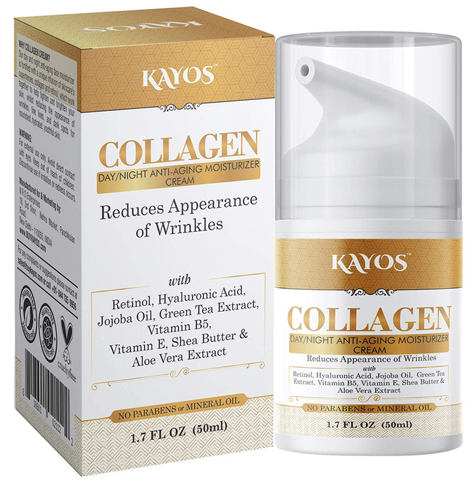 Kayos Collagen Day/Night Anti-Aging Moisturizer Cream