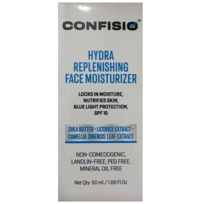 Confisio Hydra Replenishing Face Moisturizer Moisturiser SPF 15