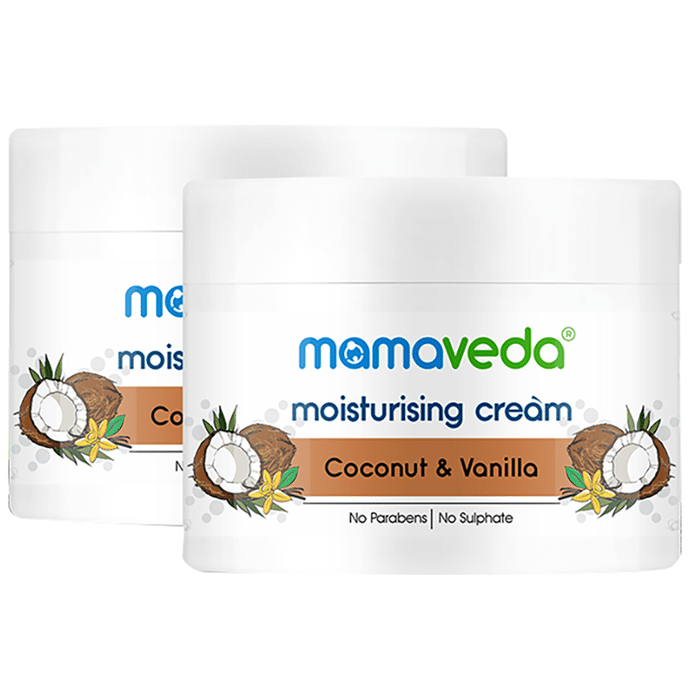 Mamaveda Coconut and Vanilla Moisturising Cream (200gm Each)