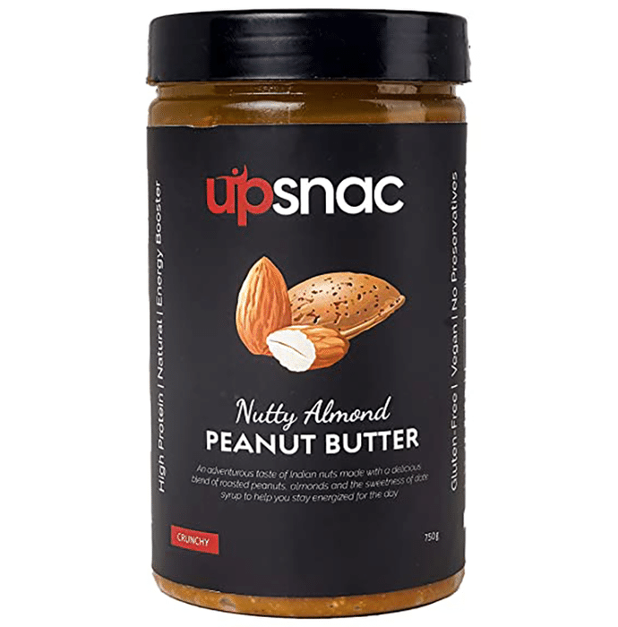 Upsnac Nutty Almond Peanut Butter Crunchy