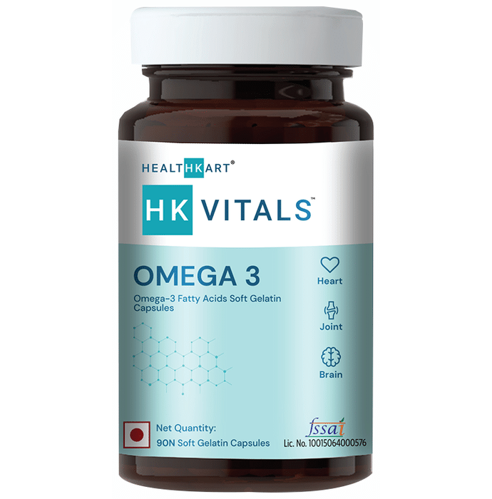 HealthKart HK Vitals Omega 3 Soft Gelatin Capsule