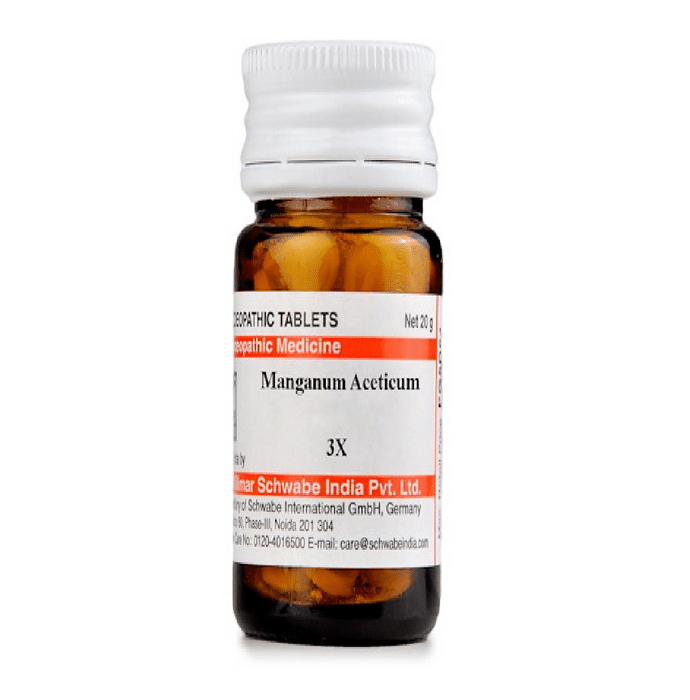 Dr Willmar Schwabe India Manganum Aceticum Trituration Tablet 3X