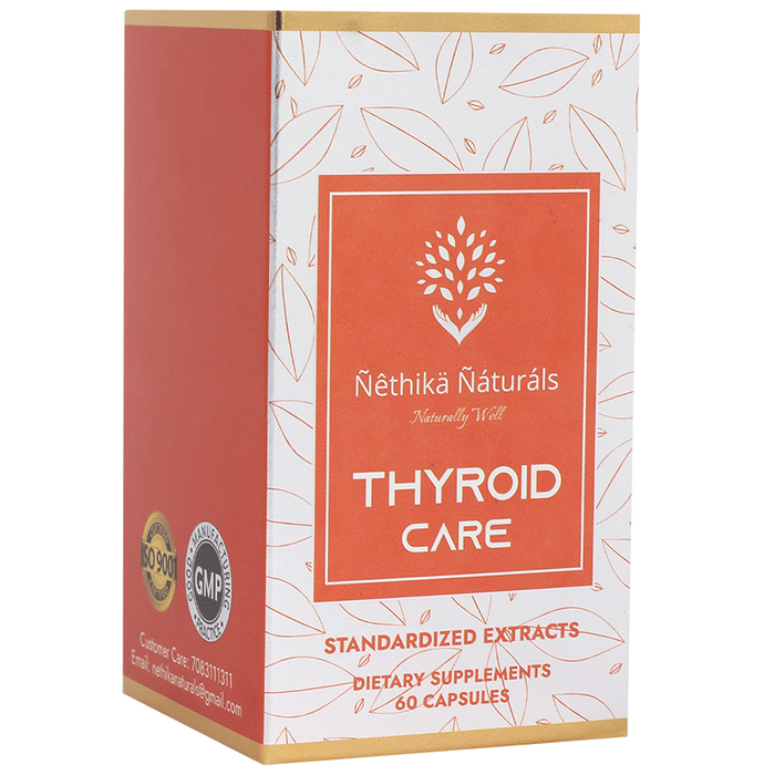 Nethika Naturals Thyroid Care Dietary Supplements Capsule