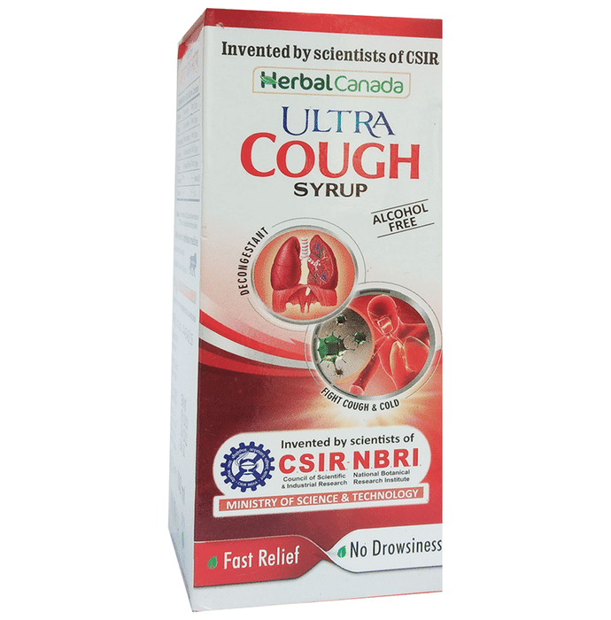 Herbal Canada Ultra Cough Syrup Alcohol Free