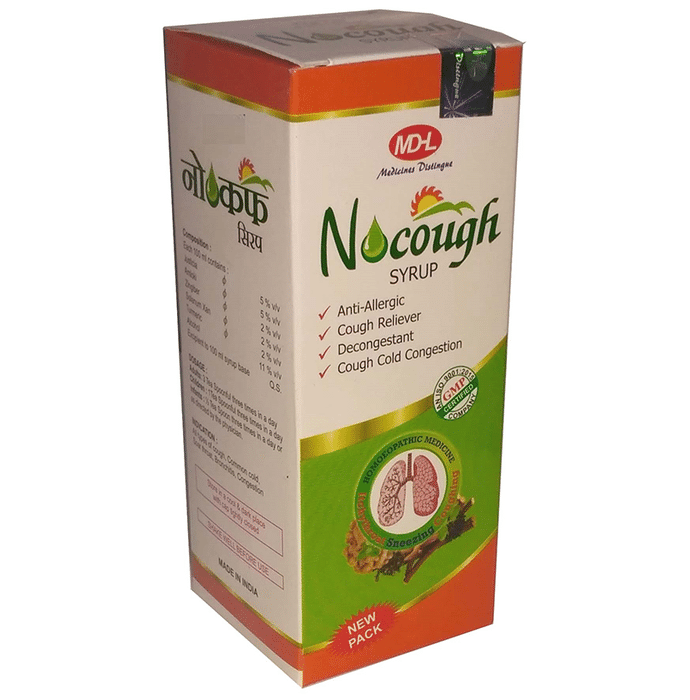 MD Homoeo No Cough Syrup