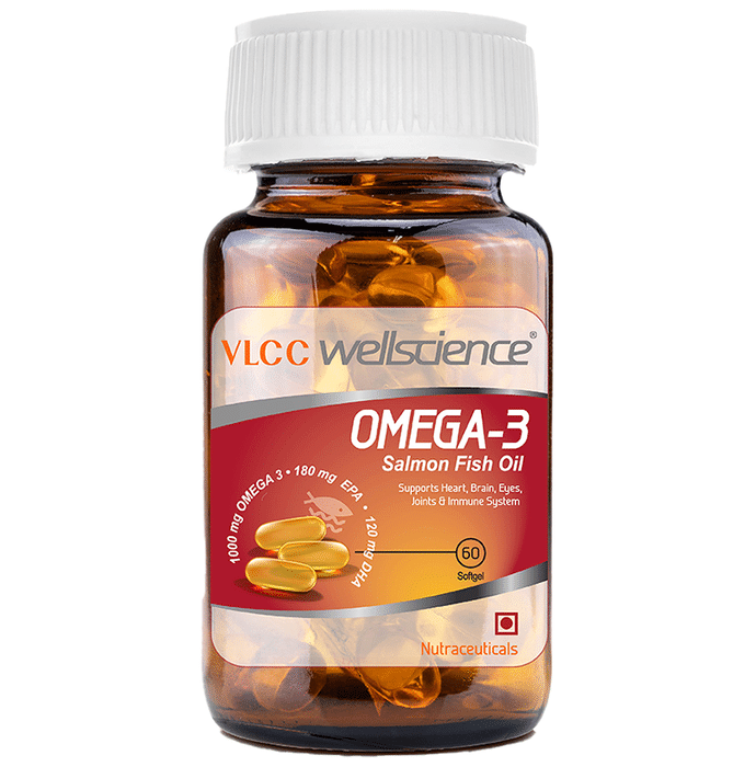 VLCC Wellscience Omega 3 Salmon Fish Oil