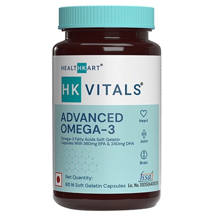 HealthKart HK Vitals Advanced Omega 3 Soft Gelatin Capsule