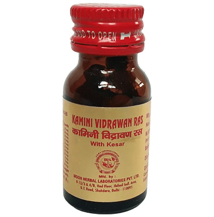 Moon Herbal Kamini Vidrawan Ras with Kesar