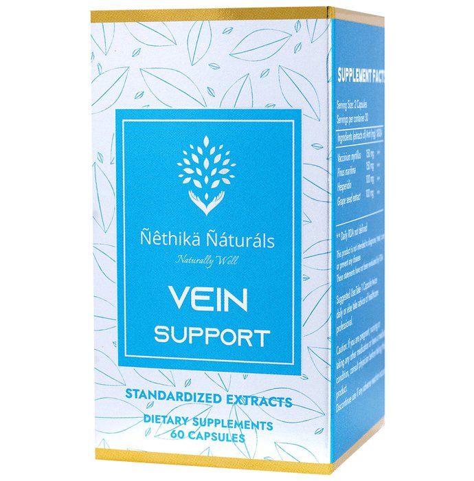Nethika Naturals Vein Support Dietary Supplements Capsule