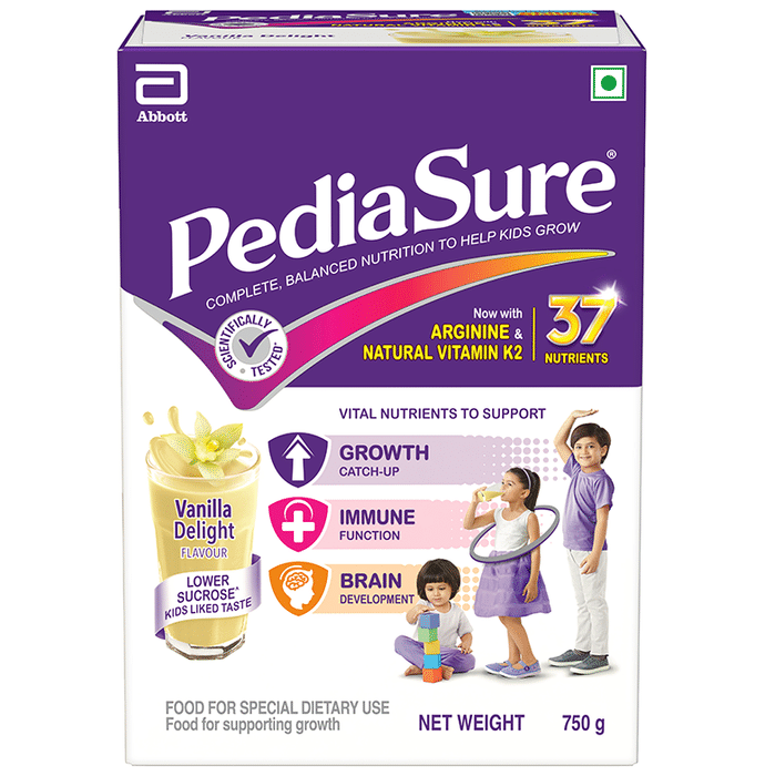 PediaSure Kids Nutrition Drink with Arginine & Natural Vitamin K2 Vanilla Delight