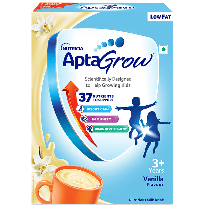 AptaGrow Health and Nutrition Drink for Kids 3+ Years Vanilla